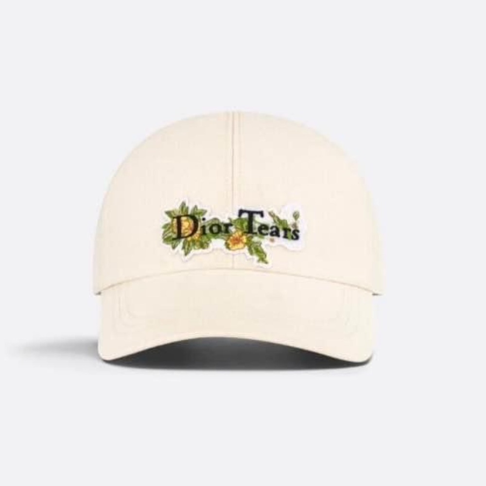 Dior “Dior Tears” Embroidered Cap